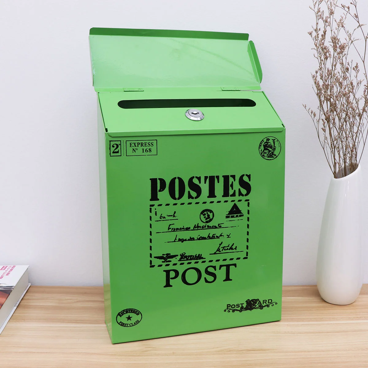 1pcs Mailbox Hanging Wall Mounted Creative Locking Letterbox Post Box for Home Decorations
1pcs Mailbox Hanging Wall Mounted Creative Locking Letterbox Post Box for Home Decorations