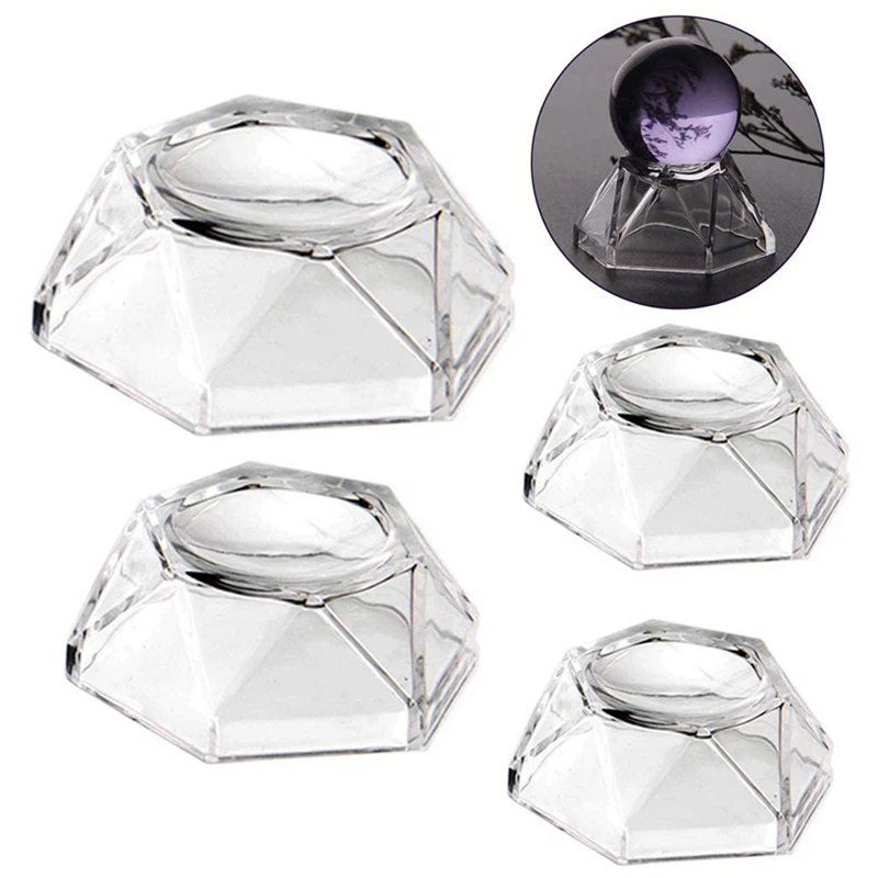 30 Pcs Clear Acrylic Ball Stand Crystal Ball Display Base Ball Model Holder For Golf Balls Crystal Ceramic, 3 Sizes
30 Pcs Clear Acrylic Ball Stand Crystal Ball Display Base Ball Model Holder For Golf Balls Crystal Ceramic, 3 Sizes