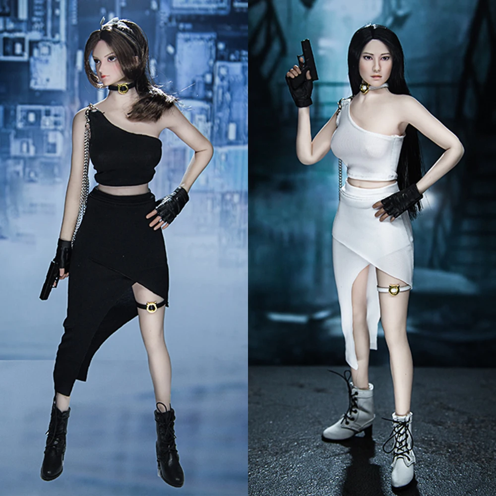 Cdtoys cd028 1/6 Female Sexy Inclined Shoulder Short Vest High Slit Irregular Skirt Clothes Set Weapon For 12" Action Figure
Cdtoys cd028 1/6 Female Sexy Inclined Shoulder Short Vest High Slit Irregular Skirt Clothes Set Weapon For 12" Action Figure
