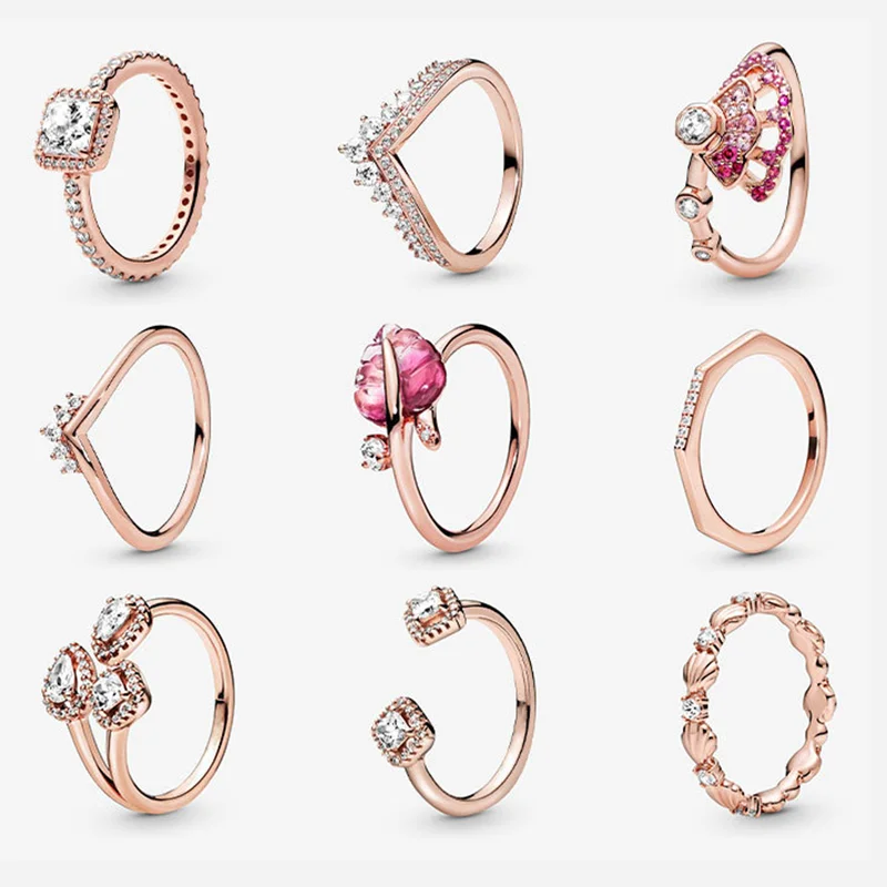 Timeless Wish Heart Sparkling Rose Gold Pink Thin Tiara Wishbone Rings Clear Three Stone Ring For Women Men Valentine's Day Gift 
Timeless Wish Heart Sparkling Rose Gold Pink Thin Tiara Wishbone Rings Clear Three Stone Ring For Women Men Valentine's Day Gift
