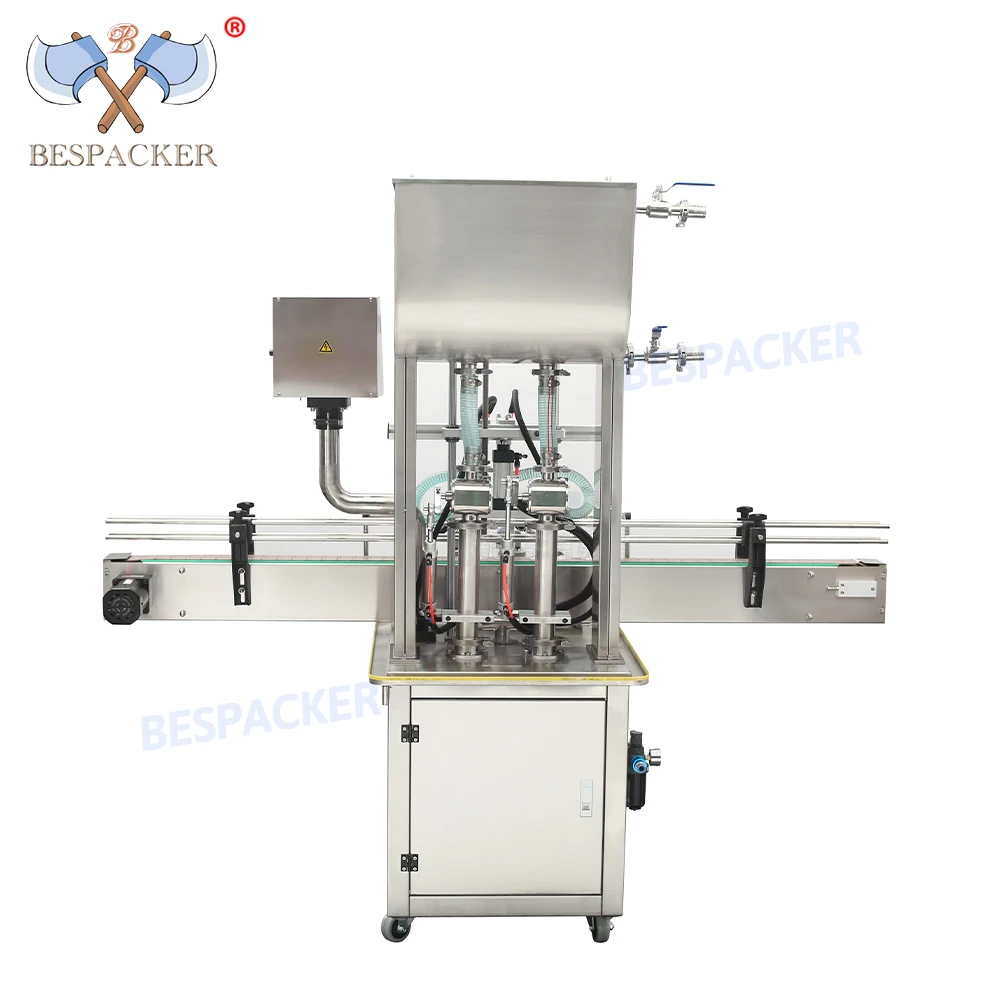 Bespacker GT2T Fully Automatic 2 Nozzle Liquid Paste Edible Oil Juice Drink Honey Water Bottle Filling Machine
Bespacker GT2T Fully Automatic 2 Nozzle Liquid Paste Edible Oil Juice Drink Honey Water Bottle Filling Machine