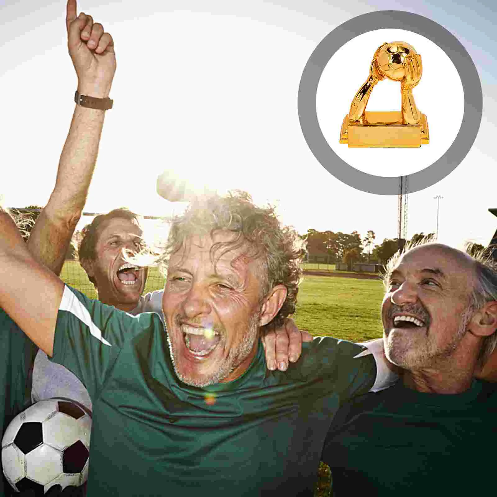 

Football Trophy Baseball Medals Kids Exquisite Soccer Adornment Tennis Versatile Resin Child Trophies