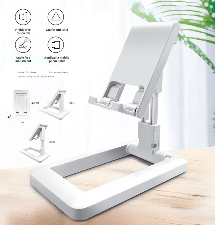 Foldable Tablet Mobile Phone Desktop Phone Stand for iPad iPhone Samsung Desk Holder Adjustable Desk Bracket Smartphone Stand
Foldable Tablet Mobile Phone Desktop Phone Stand for iPad iPhone Samsung Desk Holder Adjustable Desk Bracket Smartphone Stand