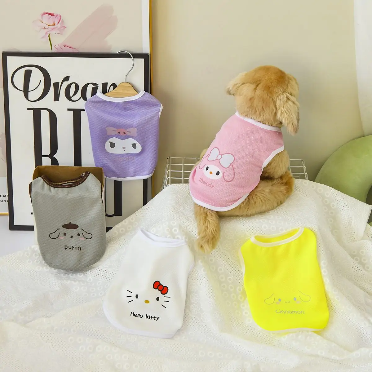 Kawaii Sanrio одежда для домашних животных Hello Kittys милые аниме тонкие секции летние дышащие собаки и кошки нижняя рубашка Игрушки для девочек подарок
Kawaii Sanrio одежда для домашних животных Hello Kittys милые аниме тонкие секции летние дышащие собаки и кошки нижняя рубашка Игрушки для девочек подарок