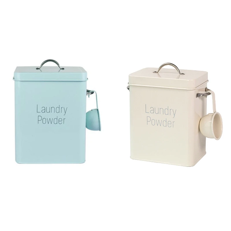 Laundry Powder Box Beautiful Powder Boxes Storage with Scoop Storage Baskets Box for Washing Powder
Laundry Powder Box Beautiful Powder Boxes Storage with Scoop Storage Baskets Box for Washing Powder