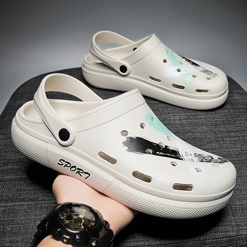 Men Summer Shoes Sandals Non-Slip Breathable Sandals Hollow Out Men's Beach Slippers Flat Garden Sandals Classic Clogs Slippers
Men Summer Shoes Sandals Non-Slip Breathable Sandals Hollow Out Men's Beach Slippers Flat Garden Sandals Classic Clogs Slippers