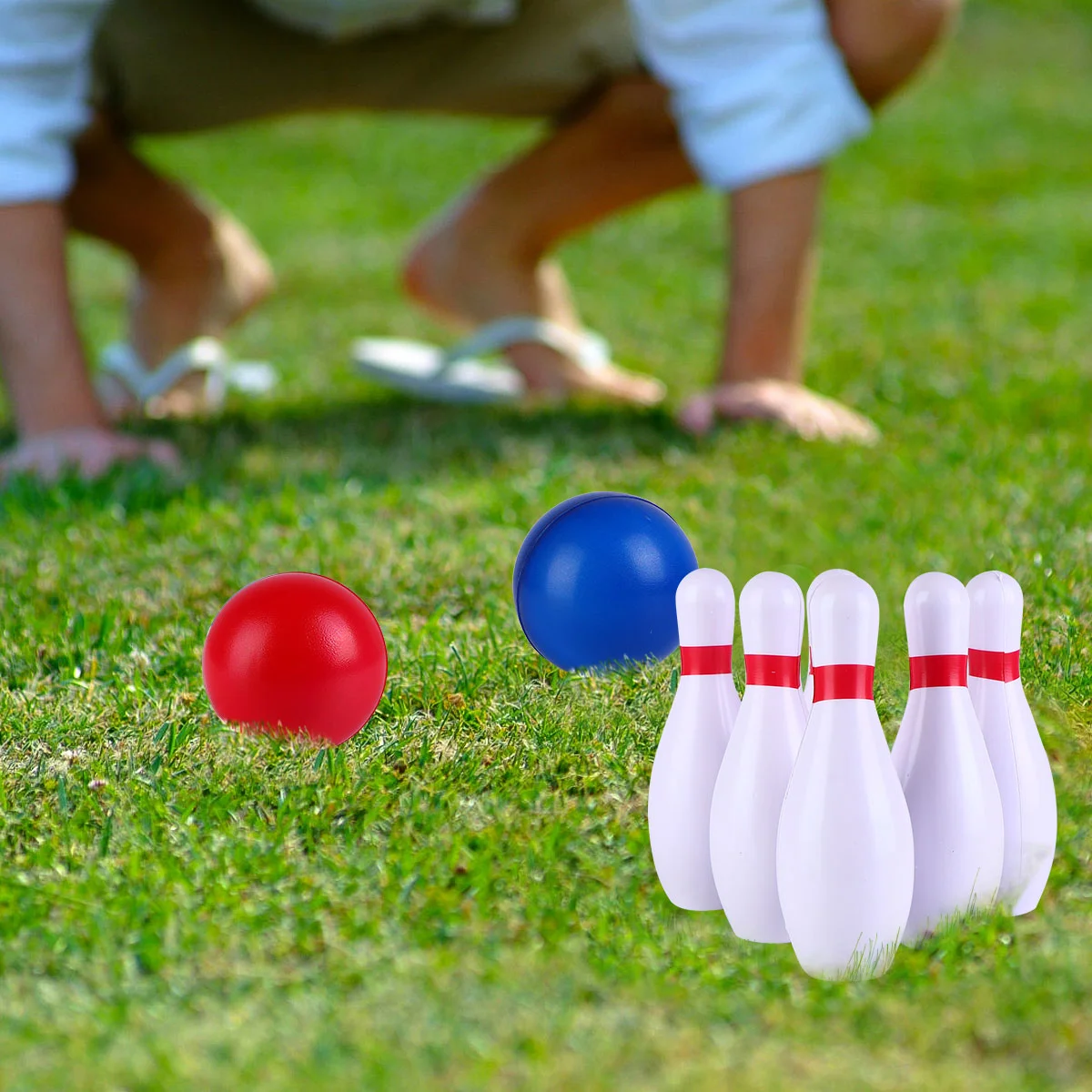 Kids Bowling Set Indoor Fun Family Games 6 Bowling 2 Balls Educational Sports Games for Kids Toddlers Boys Children White
Kids Bowling Set Indoor Fun Family Games 6 Bowling 2 Balls Educational Sports Games for Kids Toddlers Boys Children White