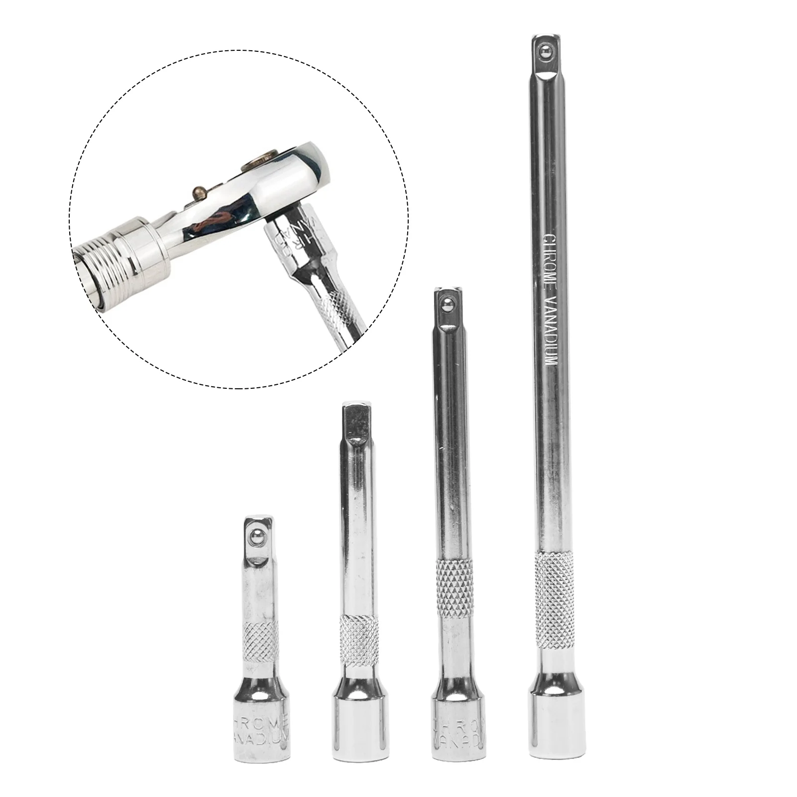 4pcs/set Quick Release Auto Repair Rod Ratchet Wrench Drive Maintenance CRV Long Extension Bar Set Parts Tool Socket Extender
4pcs/set Quick Release Auto Repair Rod Ratchet Wrench Drive Maintenance CRV Long Extension Bar Set Parts Tool Socket Extender