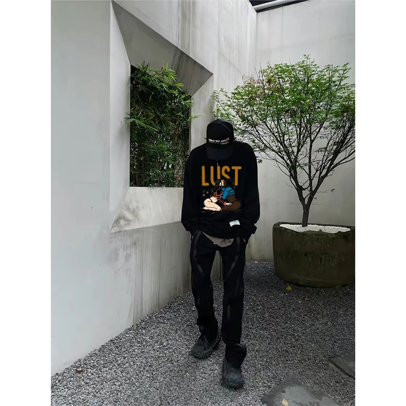 Sweater men's and women's autumn and winter high street fashion brand original same top print crewneck sweater
Sweater men's and women's autumn and winter high street fashion brand original same top print crewneck sweater