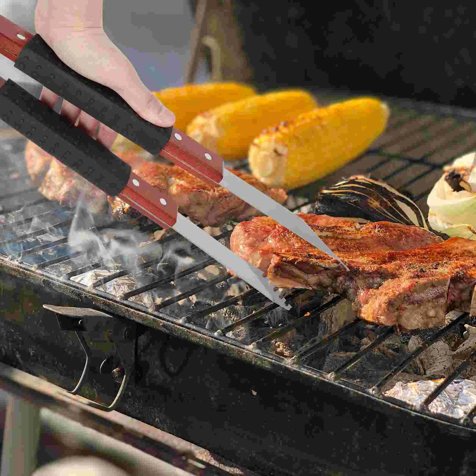 Barbecue Tongs Korean Grill Cooking Restaurant Buffet Clip Household Bread Chip Food Stainless Steel
Barbecue Tongs Korean Grill Cooking Restaurant Buffet Clip Household Bread Chip Food Stainless Steel