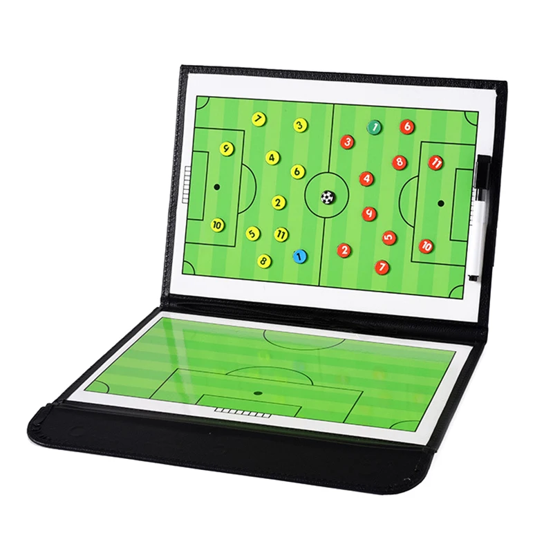 Foldable Magnetic Football Training Board Soccer Coaching Clipboard for Match Train Football Tactic Folder Soccer Accessories
Foldable Magnetic Football Training Board Soccer Coaching Clipboard for Match Train Football Tactic Folder Soccer Accessories