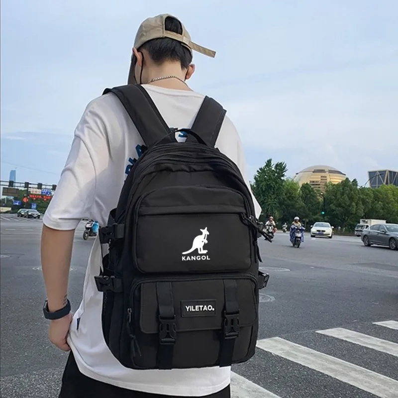 Kangol Large Capacity Men Backpack Waterproof Nylon Rucksack for Teenager Schoolbag Women Bag Lovers Computer Bag Travel Bag
Kangol Large Capacity Men Backpack Waterproof Nylon Rucksack for Teenager Schoolbag Women Bag Lovers Computer Bag Travel Bag
