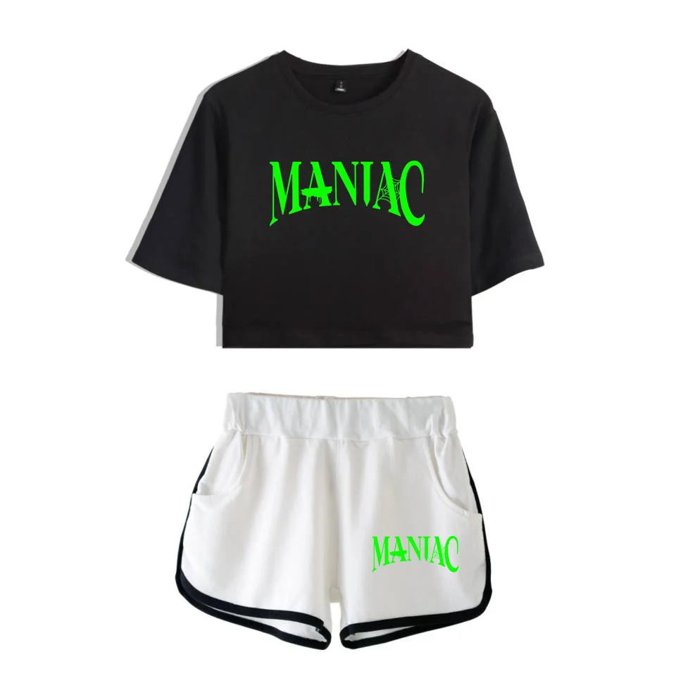 Stray kids MANIAC Tracksuits SKZ Outfit Sportsuits Women Set Cotton Sexy Short Top Middle Waist Shorts
Stray kids MANIAC Tracksuits SKZ Outfit Sportsuits Women Set Cotton Sexy Short Top Middle Waist Shorts