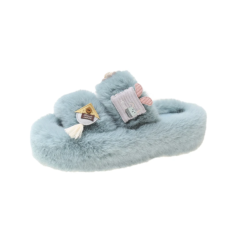 2022 Winter Fashion Platform Comfort Flat Fur Slipper Kawaii Decoration Slip On Loafers Mules Flip Flops Casual Indoor Shoes
2022 Winter Fashion Platform Comfort Flat Fur Slipper Kawaii Decoration Slip On Loafers Mules Flip Flops Casual Indoor Shoes