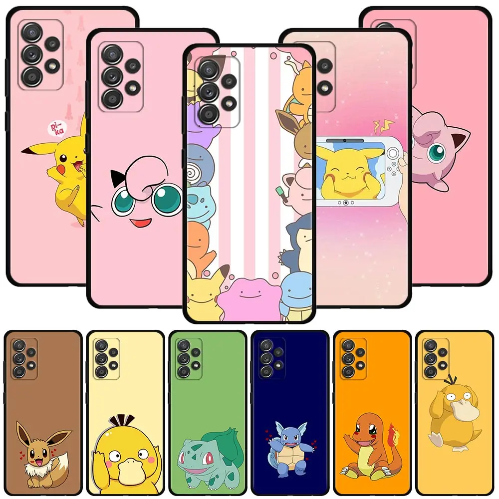 Cartoon Pokemon Pikachu Charmander Family Case For Samsung A51 A71 A31 A13 A11 A01 A72 A52 A42 A32 A22 A21s A02s A03 A12 A02
Cartoon Pokemon Pikachu Charmander Family Case For Samsung A51 A71 A31 A13 A11 A01 A72 A52 A42 A32 A22 A21s A02s A03 A12 A02
