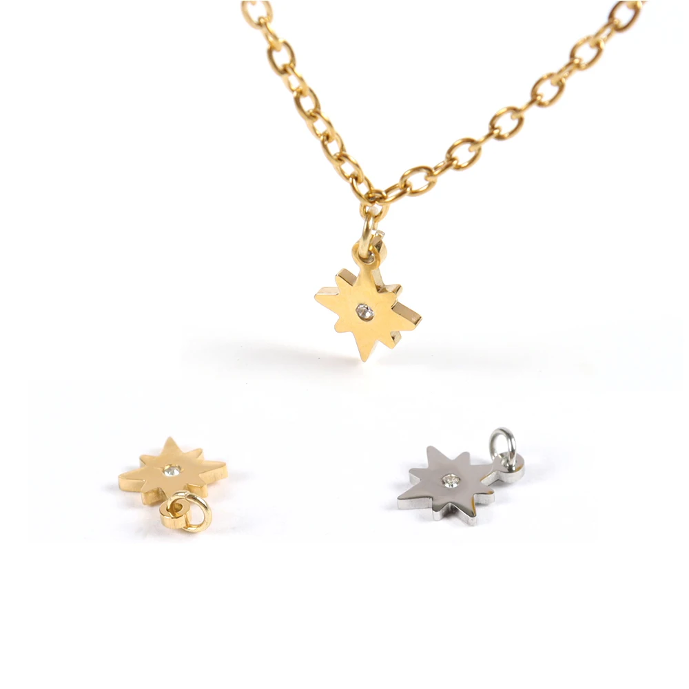 5PCS Stainless Steel Irregular Octagonal Star Charm Pendant for Jewelry Making Necklace Bracelet Wholesale
5PCS Stainless Steel Irregular Octagonal Star Charm Pendant for Jewelry Making Necklace Bracelet Wholesale