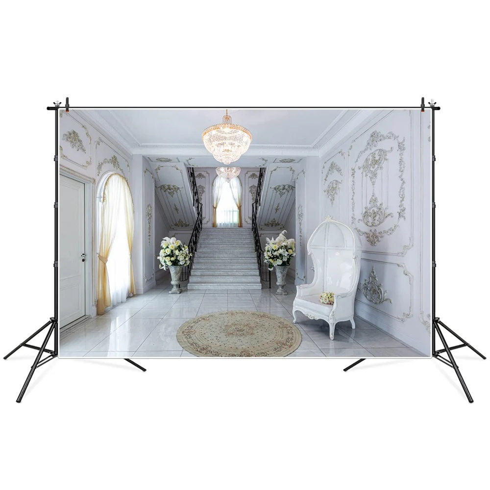Luxury House Interior Stairs Chair Scene Photography Background Photozone Photocall Photographic Backdrops For Photo Studio
Luxury House Interior Stairs Chair Scene Photography Background Photozone Photocall Photographic Backdrops For Photo Studio