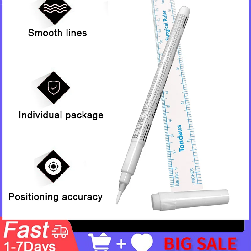 Eyebrow Tattoo Skin Marker Pen with Ruler White Surgical Eyebrow Microblading Accessories Tattoo Marker Pen Permanent Makeup
Eyebrow Tattoo Skin Marker Pen with Ruler White Surgical Eyebrow Microblading Accessories Tattoo Marker Pen Permanent Makeup
