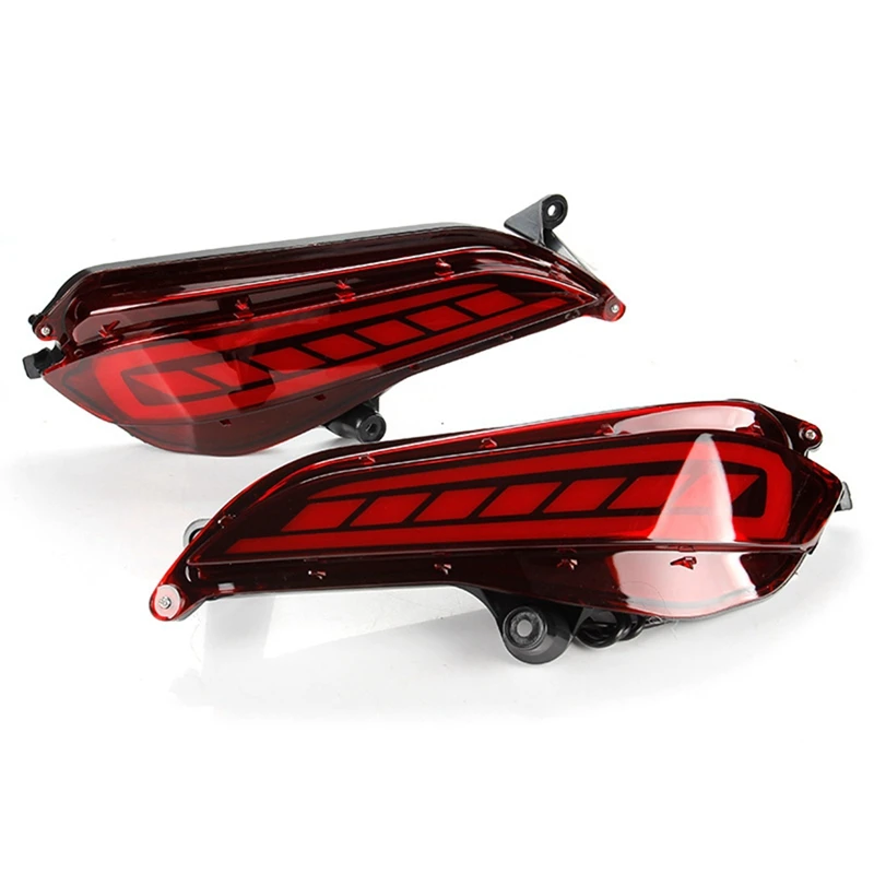1Pair LED Rear Bumper Reflector Taillight Rear Fog Lamp Braking Turn Signal Lights for Toyota Yaris 2017 2018
1Pair LED Rear Bumper Reflector Taillight Rear Fog Lamp Braking Turn Signal Lights for Toyota Yaris 2017 2018