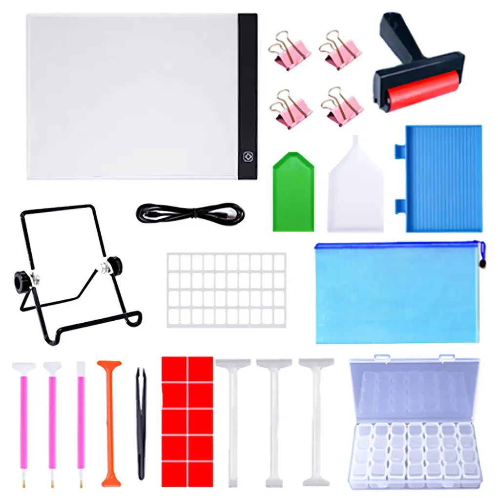 Набор инструментов для алмазной живописи, стеллаж формата A4 для освесветильник, 33 шт., полупрозрачный Настольный держатель для копирования,...
Набор инструментов для алмазной живописи, стеллаж формата A4 для освесветильник, 33 шт., полупрозрачный Настольный держатель для копирования,...