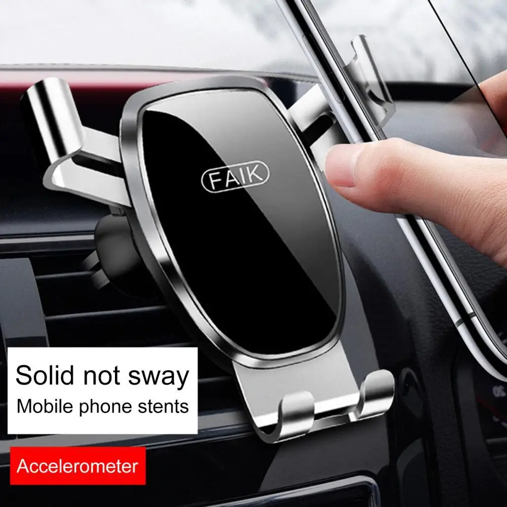 Practical Excellent Air Vent Car Mobile Phone Holder Plastic Cell Phone Holder Stylish Appearance for Auto
Practical Excellent Air Vent Car Mobile Phone Holder Plastic Cell Phone Holder Stylish Appearance for Auto