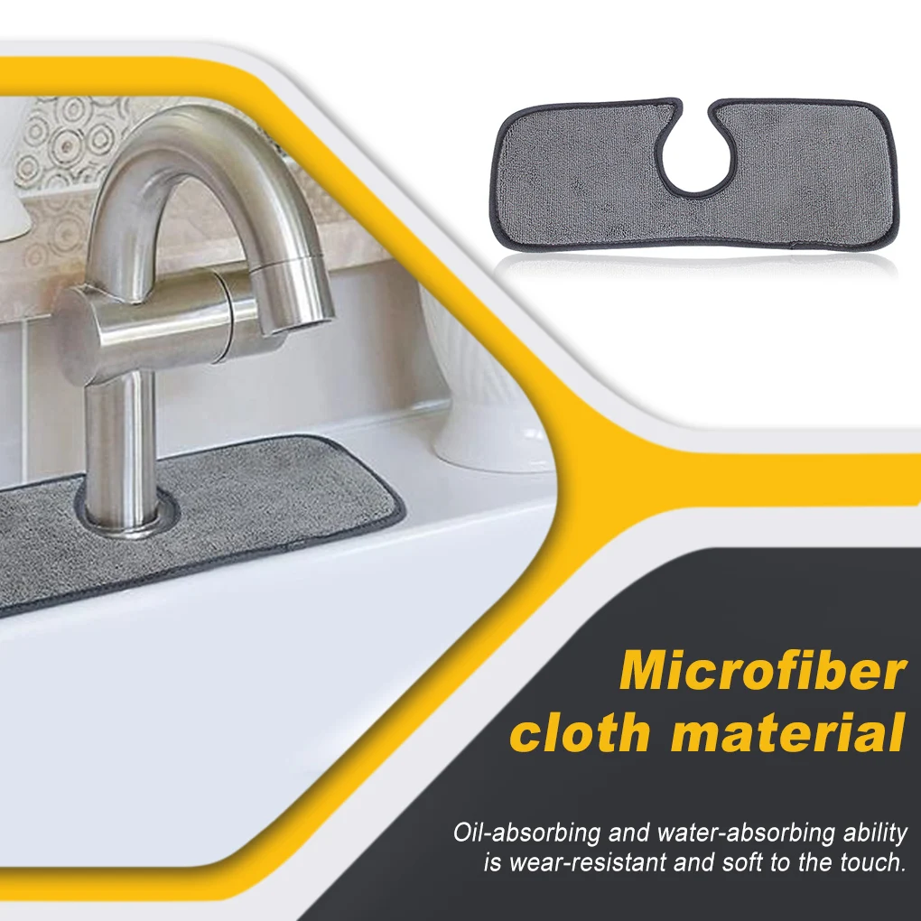 Faucet Dishes Water Drying Absorbent Mat Washable Reusable Sink Splash Catcher Countertop Protector for Kitchen Bathroom
Faucet Dishes Water Drying Absorbent Mat Washable Reusable Sink Splash Catcher Countertop Protector for Kitchen Bathroom