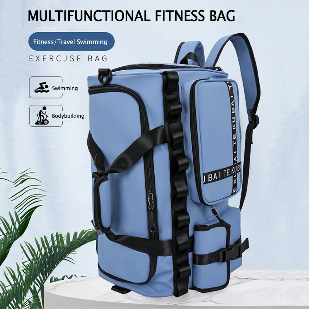 Sports Backpack Oxford Large Capacity Portable Gym Bags with Shoe Compartment Multifunctional Wear-resistant for Travel Swimming
Sports Backpack Oxford Large Capacity Portable Gym Bags with Shoe Compartment Multifunctional Wear-resistant for Travel Swimming