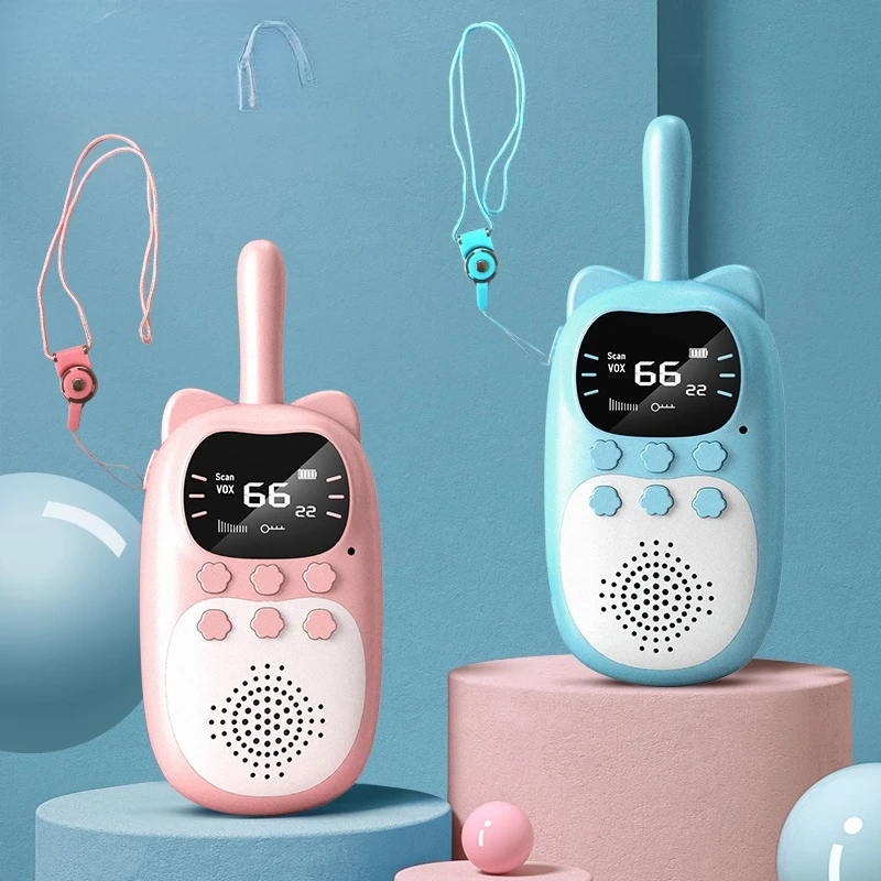 2pcs Walkie Talkie Kids Rechargeable 1000mAh Battery Transceiver Children's Wireless Phone Talking Kids Birthday Gifts Boy Girl
2pcs Walkie Talkie Kids Rechargeable 1000mAh Battery Transceiver Children's Wireless Phone Talking Kids Birthday Gifts Boy Girl