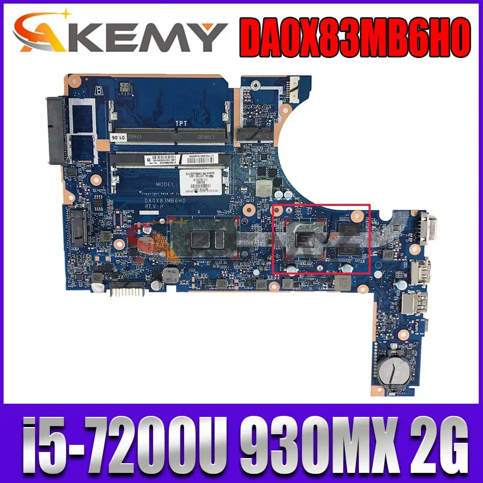 

Материнская плата для ноутбука HP 450 G4 с процессором I5-7200U DDR4 930MX 2 Гб 907714-601 DA0X83MB6H0 100% рабочий