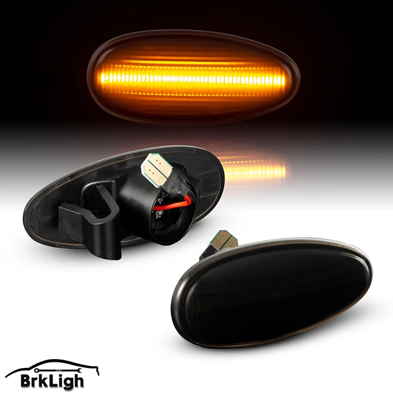 2x Dynamic Smoked Lens Car LED Front Side Marker Turn Signal Light for Mitsubishi Lancer EVO Outlander Left and right
2x Dynamic Smoked Lens Car LED Front Side Marker Turn Signal Light for Mitsubishi Lancer EVO Outlander Left and right