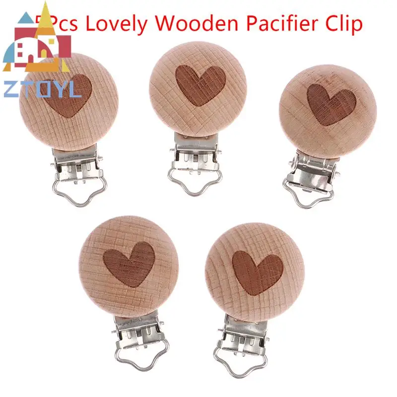 5Pcs Lovely Wooden Pacifier Chain Natural Beech Wood Baby Pacifier Clips DIY Dummy Clips Accessory
5Pcs Lovely Wooden Pacifier Chain Natural Beech Wood Baby Pacifier Clips DIY Dummy Clips Accessory