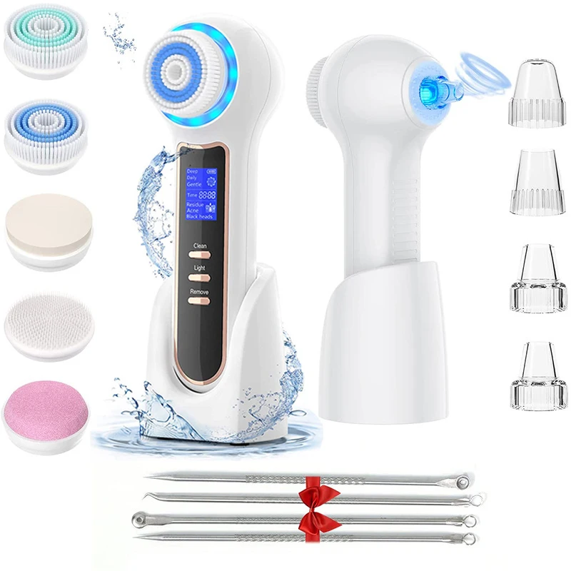 Newest Electric Face Cleansing Brush Blackhead Remover Vacuum Pore Cleaner Deep Cleaning Face Skin Care Face Wash Brush Massager
Newest Electric Face Cleansing Brush Blackhead Remover Vacuum Pore Cleaner Deep Cleaning Face Skin Care Face Wash Brush Massager