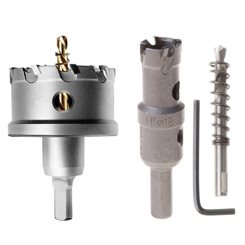 High Hardness Alloy Hole Saw Drill Bit Stainless Steel Plate Drilling Tool for Electric Drill Bench Drill Machine Tool Parts
High Hardness Alloy Hole Saw Drill Bit Stainless Steel Plate Drilling Tool for Electric Drill Bench Drill Machine Tool Parts