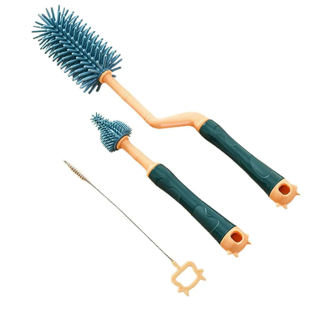 Infant Bottle Cleaning Brushes Set Of 3 Pacifier Brush Bottle Brush Straw Brush Food Grade Silicone Brush 360 Degree Rotation
Infant Bottle Cleaning Brushes Set Of 3 Pacifier Brush Bottle Brush Straw Brush Food Grade Silicone Brush 360 Degree Rotation