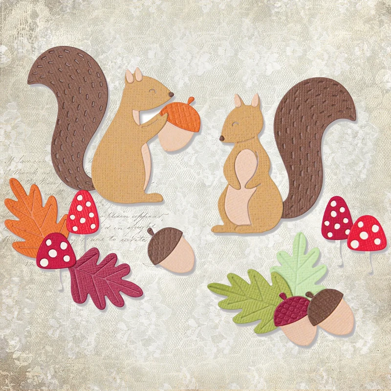 Panalisacraft Squirrel Pine Mushroom Forest Dies Metal Cutting Dies DIY Scrapbooking/album Decorative Embossing DIY Paper Cards
Panalisacraft Squirrel Pine Mushroom Forest Dies Metal Cutting Dies DIY Scrapbooking/album Decorative Embossing DIY Paper Cards