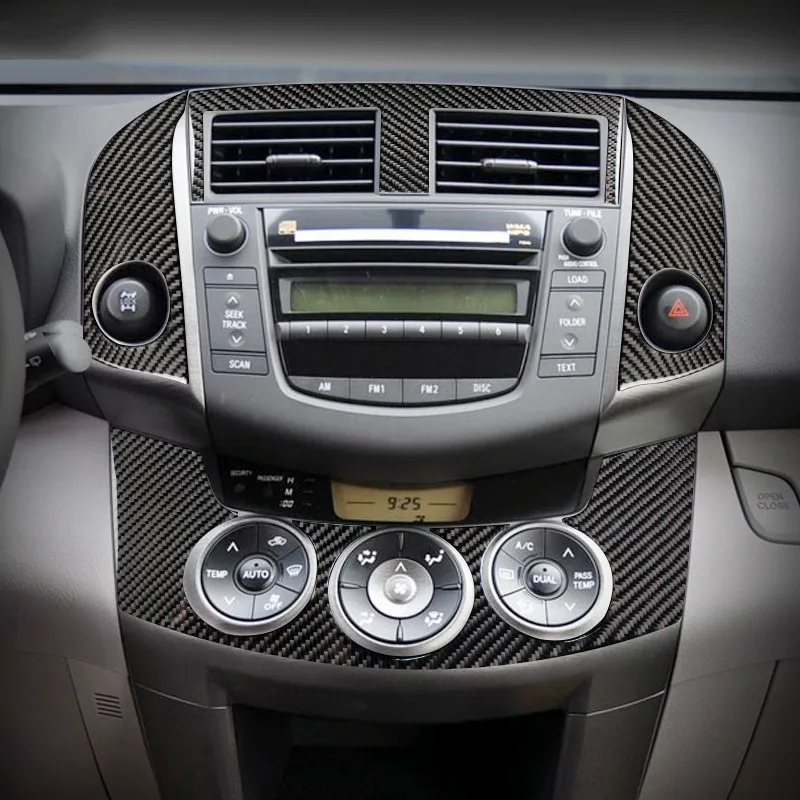 Carbon Fiber Car Center Control Panel Steering Wheel Decoration Cover Trim Decal Stickers For Toyota RAV4 Car Inner Accessories
Carbon Fiber Car Center Control Panel Steering Wheel Decoration Cover Trim Decal Stickers For Toyota RAV4 Car Inner Accessories