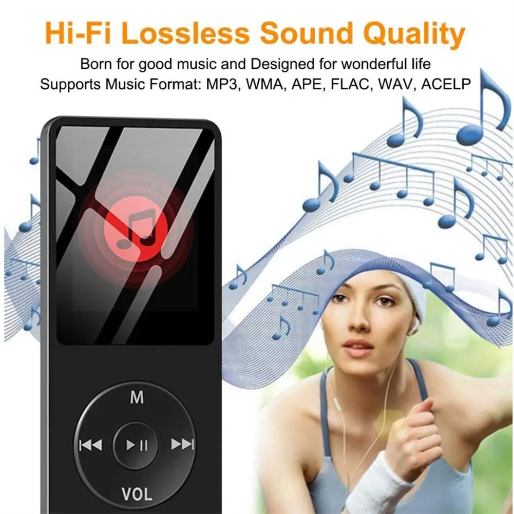 MP3 Player Pocket Sports Running Walking Bluetooth Music Play Walkman Portable HIFI Music Player Ultra-thin Mp3 Recorder
MP3 Player Pocket Sports Running Walking Bluetooth Music Play Walkman Portable HIFI Music Player Ultra-thin Mp3 Recorder