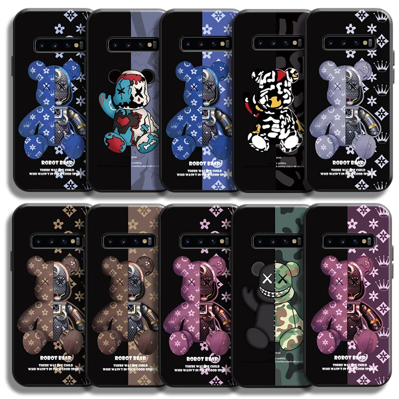 Fashion Luxury Bear For Samsung Galaxy S10 S9 S8 Plus S10E S10 5G Phone Case TPU Coque Black Back Funda Soft Liquid Silicon
Fashion Luxury Bear For Samsung Galaxy S10 S9 S8 Plus S10E S10 5G Phone Case TPU Coque Black Back Funda Soft Liquid Silicon