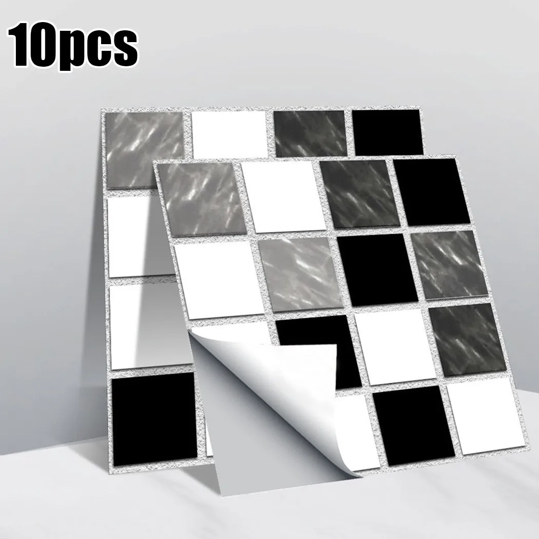 10pcs Glitter Mosaic Self Adhesive Tiles Stickers Kitchen Bathroom Home 10*10cm Wall Stickers For Wall Decoration Kitchen
10pcs Glitter Mosaic Self Adhesive Tiles Stickers Kitchen Bathroom Home 10*10cm Wall Stickers For Wall Decoration Kitchen