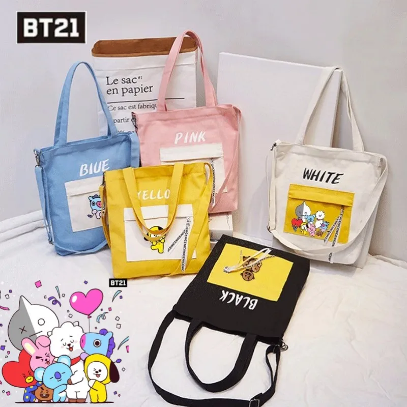 Линия друг аниме Bt21 мультфильм периферийная Холщовая Сумка через плечо Kawaii Tata Rj Chimmy Cooky Shooky Mang Koay сумка для хранения подарок для девочки
Линия друг аниме Bt21 мультфильм периферийная Холщовая Сумка через плечо Kawaii Tata Rj Chimmy Cooky Shooky Mang Koay сумка для хранения подарок для девочки