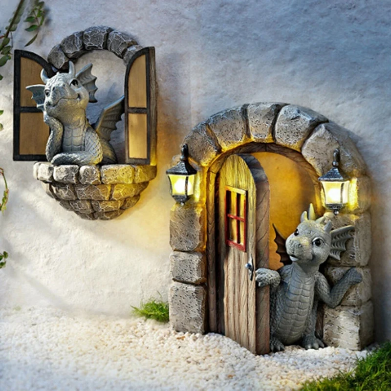 Dinosaur Resin Ornaments Door Tree Courtyard Crafts Garden Outdoor Yard Decor Dinosaur Sculpture Dragon
Dinosaur Resin Ornaments Door Tree Courtyard Crafts Garden Outdoor Yard Decor Dinosaur Sculpture Dragon