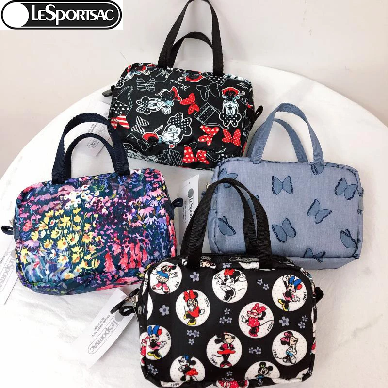 

Kawaii Snoopy аниме мультфильм Lesportsac легкая сумка, сумка-мессенджер, косметичка, кошелек для монет