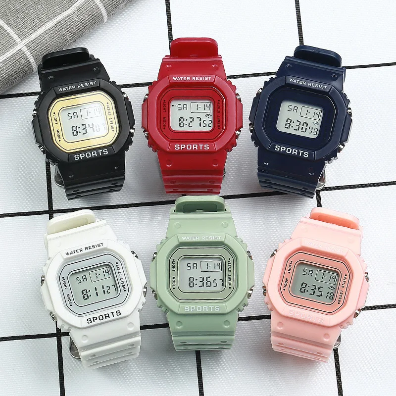 Fashion Digital Women Silicone Pink Green Band Quartz Watches For Women Casual Ladies Dress LED Multifunction Unisex Male Watch
Fashion Digital Women Silicone Pink Green Band Quartz Watches For Women Casual Ladies Dress LED Multifunction Unisex Male Watch