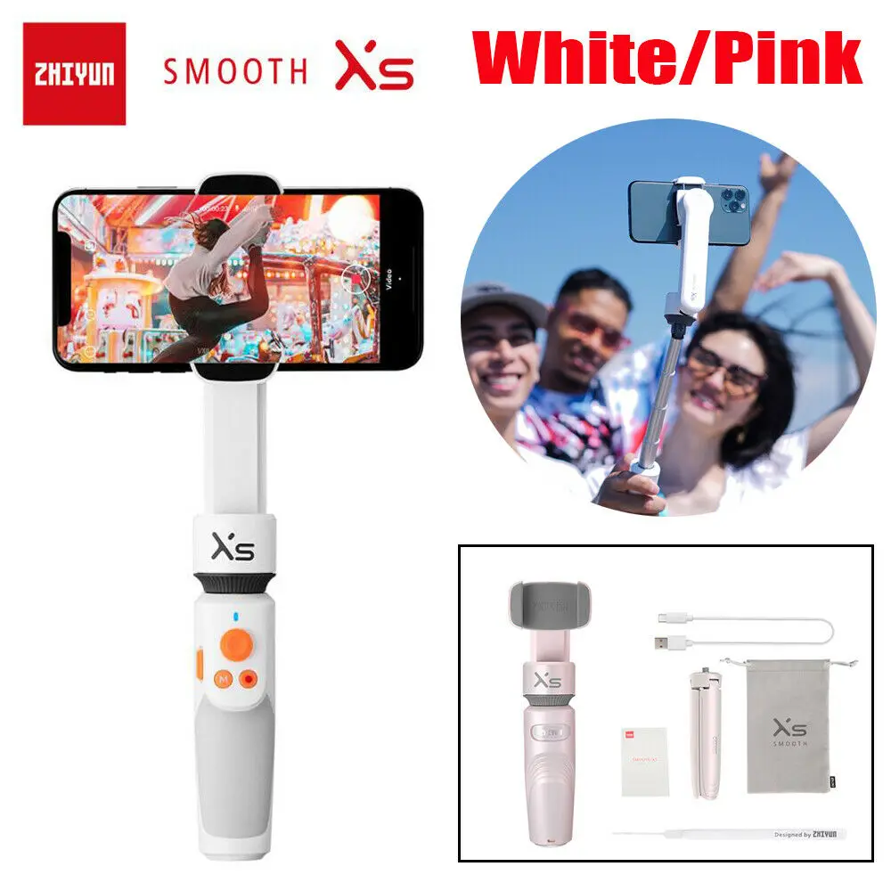 ZHIYUN SMOOTH XS Selfie Stick Phone Gimbal Handheld Stabilizer Smart Mobile Gimble for Smartphones iPhone Huawei Xiaomi Samsung
ZHIYUN SMOOTH XS Selfie Stick Phone Gimbal Handheld Stabilizer Smart Mobile Gimble for Smartphones iPhone Huawei Xiaomi Samsung