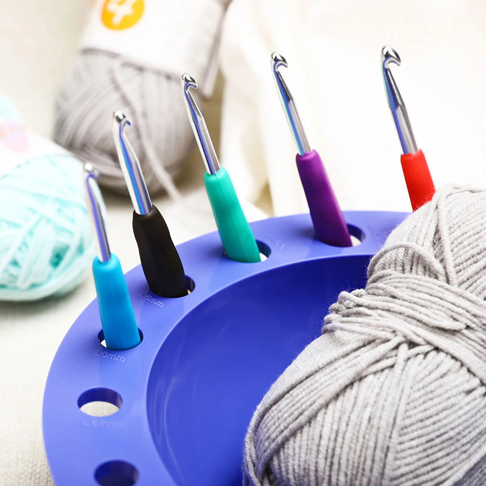 Plastic Yarn Bowl Knitting Crochet Wool Storage Holder Organizer Tool Bowl Blue with Craft Holes to Prevent Slip 22x6.5cm, 1 Se
Plastic Yarn Bowl Knitting Crochet Wool Storage Holder Organizer Tool Bowl Blue with Craft Holes to Prevent Slip 22x6.5cm, 1 Se