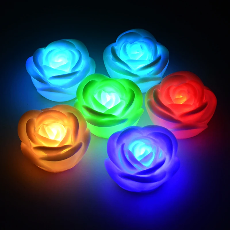Multicolor LED Rose Flower Candle Night Light Romantic Wedding Event Home Decoration Valentines Day Gift Birthday Party Supplies
Multicolor LED Rose Flower Candle Night Light Romantic Wedding Event Home Decoration Valentines Day Gift Birthday Party Supplies