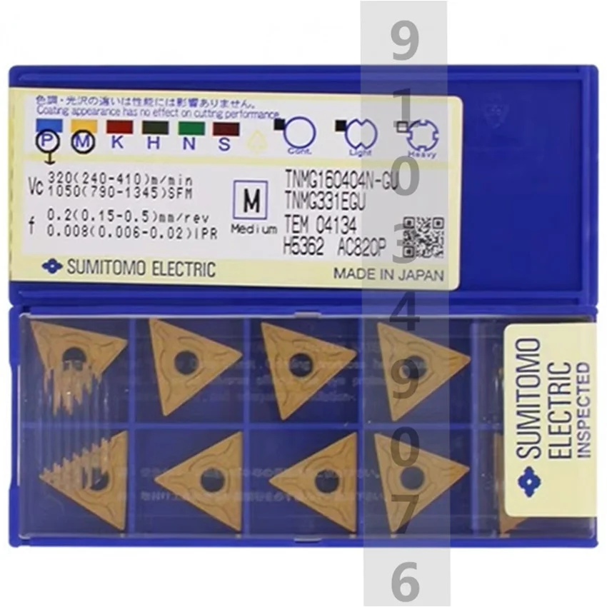 TNMG160404N-GU AC820P/TNMG160408N-GU AC820P/TNMG160412N-GU AC820P TNMG331 TNMG332 TNMG333 карбидные вставки с ЧПУ 10 шт./корт.
TNMG160404N-GU AC820P/TNMG160408N-GU AC820P/TNMG160412N-GU AC820P TNMG331 TNMG332 TNMG333 карбидные вставки с ЧПУ 10 шт./корт.