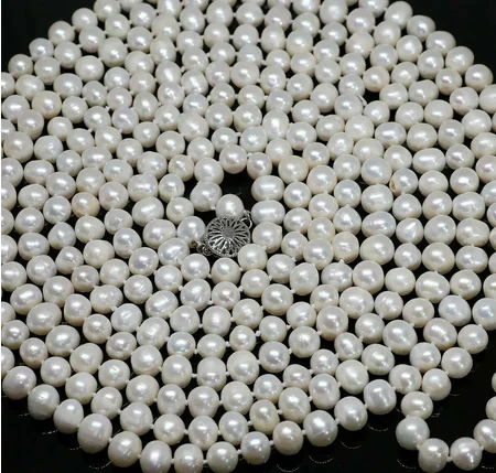 Long 50" 8-9mm Natural White Akoya Cultured Pearl Beads Hand Knotted Necklace
Long 50" 8-9mm Natural White Akoya Cultured Pearl Beads Hand Knotted Necklace