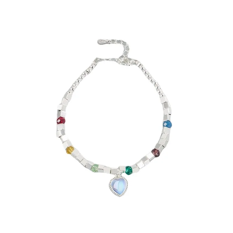 2023 Color Crystal Love Moonstone Square Ball Bracelet Girl Friend Gift Personality Versatile Small Necklace
2023 Color Crystal Love Moonstone Square Ball Bracelet Girl Friend Gift Personality Versatile Small Necklace