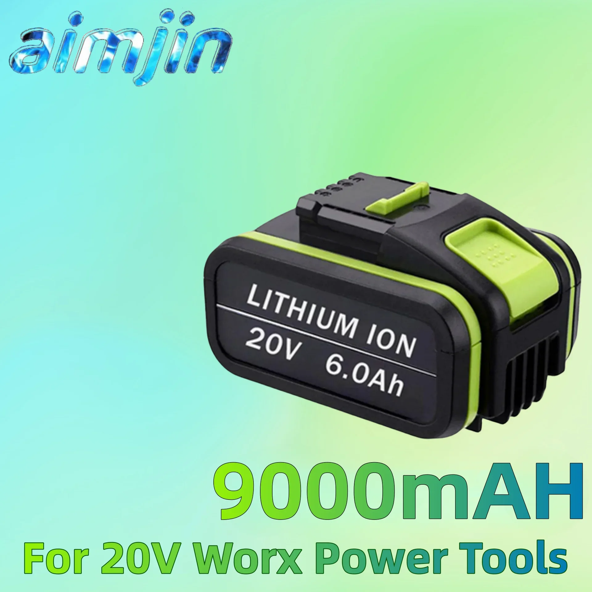 Сменная литий-ионная Батарея Worx Max, 20 в, 9000 мАч, WA3551, WA3551.1, WA3553, WA3641, WX373, WX390, перезаряжаемая батарея, инструмент
Сменная литий-ионная Батарея Worx Max, 20 в, 9000 мАч, WA3551, WA3551.1, WA3553, WA3641, WX373, WX390, перезаряжаемая батарея, инструмент